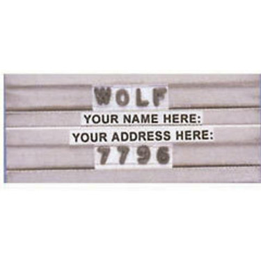 Wolf Legal Marker Set