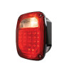 Multi-Function Three Stud Combination Spyder Led Roadside Light - Red/Red-Grand General-80793