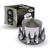 Wheel Accessories - Kit- Axle Cover - Pointed Chrome Plastic Rear Hub Cover with 33mm Threaded Nut Covers-Trux-THUB-RP33P