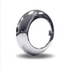 Bezel - 2.5" Chrome Plastic - Twist-On