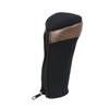 Neoprene Black Gear Shift Knob Cover With Matte Natural Wood Trim - Dark-Grand General-99872