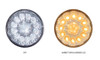 4" Super Diode Clear Amber Stop-Trux-TLED-417CA