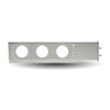 Mud Flap Hanger With Flat Top & 6 X 4" Light Holes - 2 1/2" Bolt Spacing-Trux-TU-9210