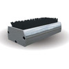 Chromed Boot Brush (No Leds) - Black Bristles-Trux-TU-1400