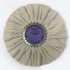 10" Cloth White/Purple Standard Airway Cut And Color Buffing Wheel-Zephyr-AWW58-10CC