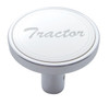 "Tractor" Long Air Valve Knob - Stainless Plaque W/ Cursive Script-United Pacific-23178