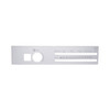 Freightliner Stainless A/C Control Plate W/ Recirculate Opening-United Pacific-48302
