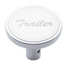 "Trailer" Long Air Valve Knob - Stainless Plaque W/ Cursive Script-United Pacific-23179