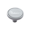 "Trailer" Short Air Valve Knob - Silver Glossy Sticker-United Pacific-23301