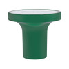 "Tractor" Aluminum Screw-On Air Valve Knob W/ Stainless Plaque - Emerald Green-United Pacific-22980
