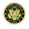 1 3/4" U.S. Military Adhesive Metal Medallion - Air Force-United Pacific-22974