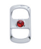 Rocker Switch Trim For Peterbilt/ Kenworth w/ Clear Diamond (Card of 3)