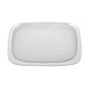 Chrome Rectangular Speaker Cover For 2006-19 Peterbilt 379, 386, 387, 388, 389