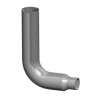 90 Degree Seamless Chrome Elbow - 7