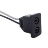 2 Wire Female Adaptor W/ Female Bullet Plug