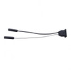 2 Wire Female Adaptor W/ Female Bullet Plug
