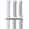 7" 180 Degree Stainless Exhaust Muffler Shield - Plain
