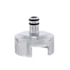 7/16" Chrome Top Gearshift Mounting Adaptor For Eaton-Fuller 13/15/18 Speed Shifters