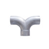 Universal Aluminized 5" Y Pipe - 16" W X 11" L