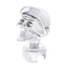 Chrome Skull Biker 13/15/18 Speed Gearshift Knob w/ Adapter