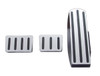Freightliner Chrome Pedal Set - Black Insert