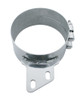 7" Stainless Butt Joint Exhaust Clamp - Angled Bracket