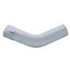 Chrome 45 Degree Exhaust Expanded Elbow, 5" I.D. To 5" O.D. - 12" X 12"