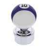 Number "10" Pool Ball Gearshift Knob For 13/15/18 Speed Eaton Style Shifters