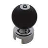 Number "8" Pool Ball Gearshift Knob For 13/15/18 Speed Eaton Style Shifters