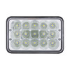 15 High Power LED 4" X 6" Rectangular Light