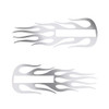 Stainless Hood Emblem Accent Flame For All Kenworth Models