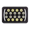 18 High Power 4"X 6" LED Rectangular Light With Position Light - Black