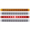 11 LED 17" Turn Signal Light Bar - Amber LED/Clear Lens