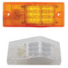 17 LED Dual Function Reflector Cab Light - Amber LED/Clear Lens United Pacific 39322