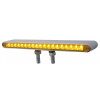19 LED 12" Reflector Double Face Light Bar - Amber & Red LED/Clear Lens United Pacific 37945