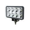 8 High Power LED Rectangular Work Light With Chrome Reflector