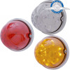 17 LED Watermelon Flush Mount Kit W/ Low Profile Bezel - Amber LED/Amber Lens United Pacific 39596 Lens