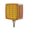 39 LED Reflector Double Face Turn Signal Light (Driver) - Amber & Red LED/Clear Lens