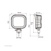 9 High Power 3 Watt LED Work Light - Flood Light