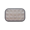 15 LED Rectangular Turn Signal Light - Amber LED/Clear Lens