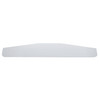 3" X 14" Chrome Standard Bottom Mud Flap Plate - Welded Stud
