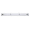 2" X 24" Chrome Top Mud Flap Plate - Welded Stud
