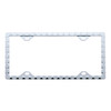Chrome Diamond License Plate Frame