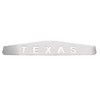 4" X 24" Chrome Texas Bottom Mud Flap Plate - Welded Stud