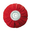 6" Red Treated Airway Buff - 5/8" & 1/2" Arbor