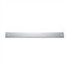 2" X 20" Chrome Top Mud Flap Plain Plate - Bolt Thru