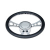 Chrome Billet Style Aluminum Horn Button