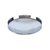 5 Even Notched Chrome Dome Front Hub Cap - 1" Lip