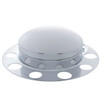 Chrome Dome Front Axle Cover 3PC Kit w/ 1 1/2" Nut Cover - Steel Wheel