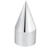 33mm X 4 1/8" Chrome Plastic Spike Nut Cover - Thread-On